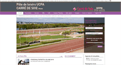 Desktop Screenshot of carredesoie.ucpa.com